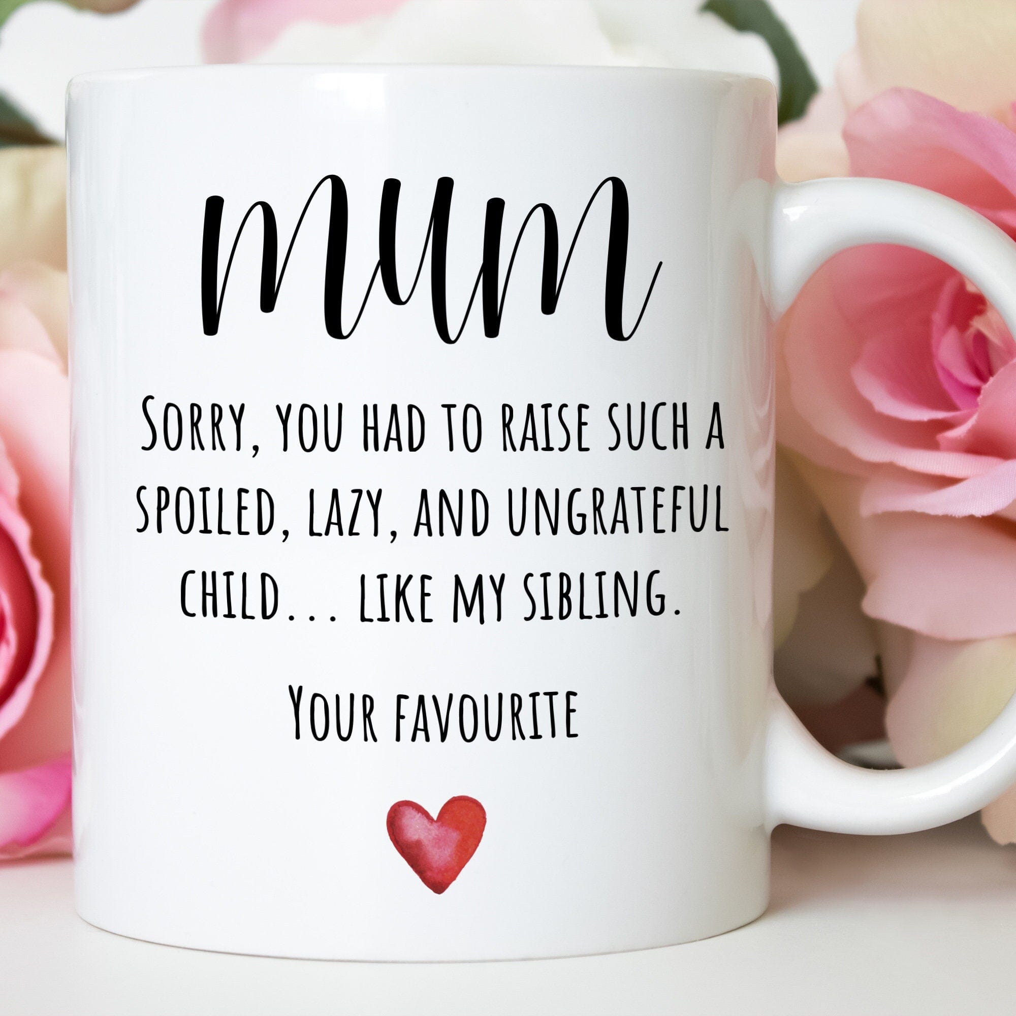 Funny Mug Gift For Mum, Mother And Daughter Or Son, Mother'S Day Christmas Gift, Mummy New Mum Gift