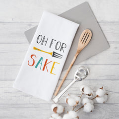 Funny Tea Towel, Gift For Her Friend Mummy Family Grandma Nanny, Kitchen Housewarming