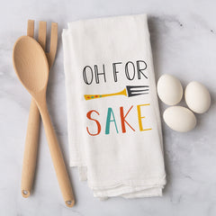 Funny Tea Towel, Gift For Her Friend Mummy Family Grandma Nanny, Kitchen Housewarming