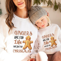 Gingers Are For Life Not Just For Christmas Jumper, Gift For Her And Him, Adult Kids, Xmas Sweatshirt