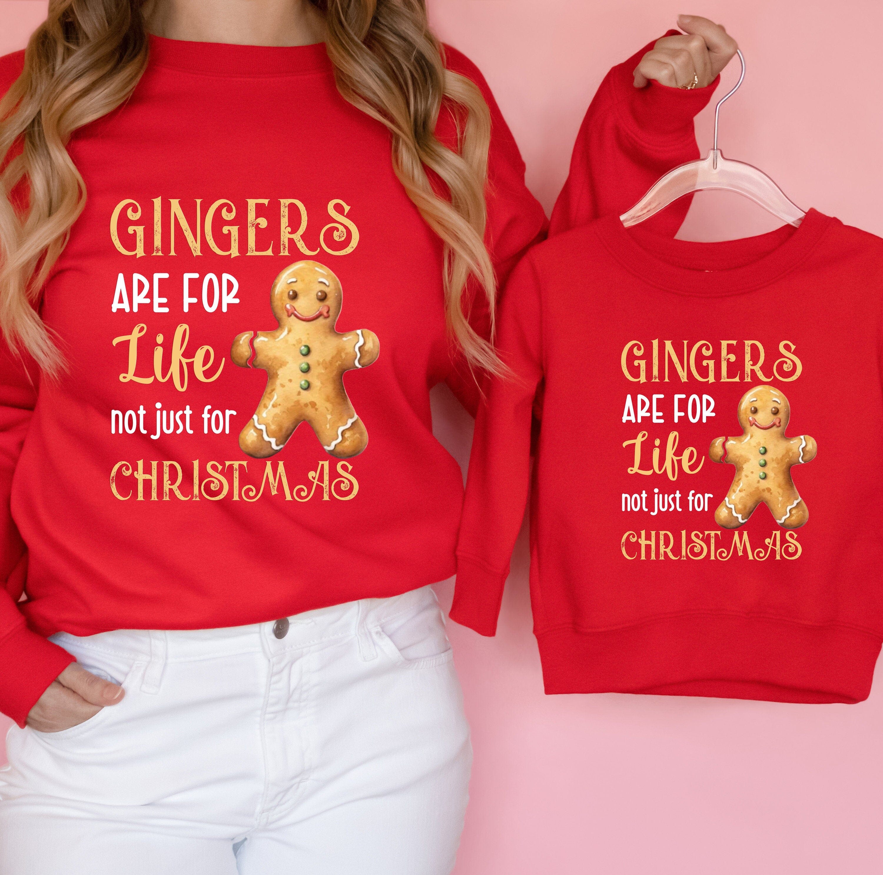 Gingers Are For Life Not Just For Christmas Jumper, Gift For Her And Him, Adult Kids, Xmas Sweatshirt