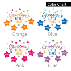 Grandma'S Little Stars Cushion Cover, Personalised Grandma Gift, Gift For Nanny, Granny, Nana