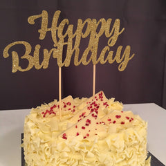 Happy Birthday Cake Topper. Birthday Party Decorations