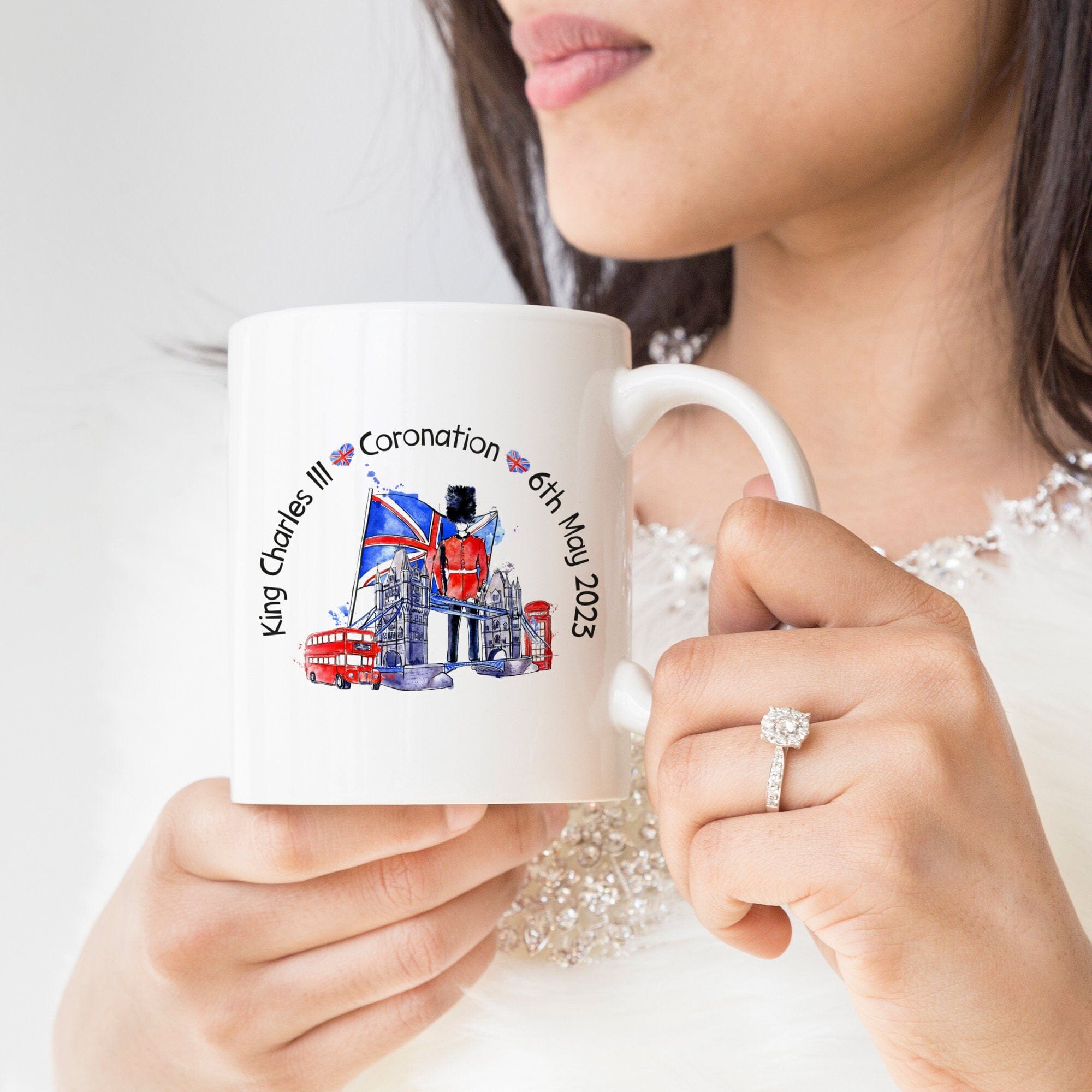 HM King Charles III Coronation mug God save the king Commemorative cup Celebration gift