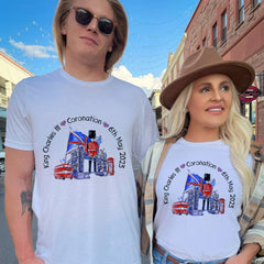 HM King Charles III Coronation t-shirt God save the king Commemorative Celebration Party outfit