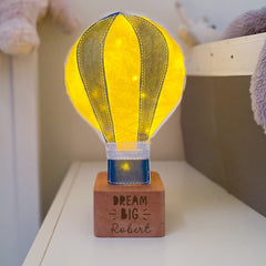 Hot Air Balloon Decorative Lighting For Kids Rooms, Table Lamp In A Dream Big Design, Night Light