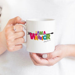 I am a warrior mug with name, Personalised Gift for cancer