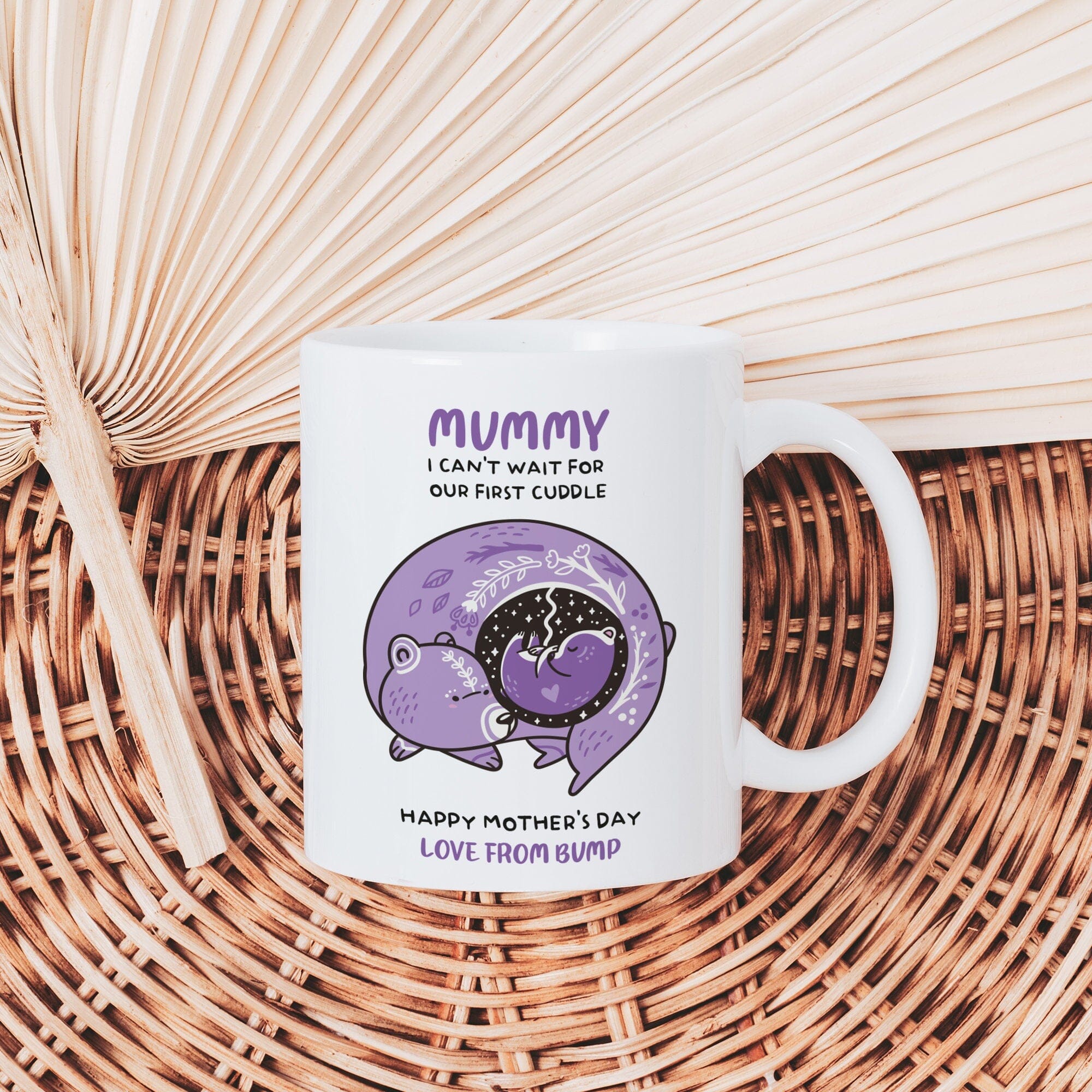 I Can'T Wait For Our First Cuddle Mug, First Mother'S Day Gift, New Mum