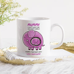 I Can'T Wait For Our First Cuddle Mug, First Mother'S Day Gift, New Mum
