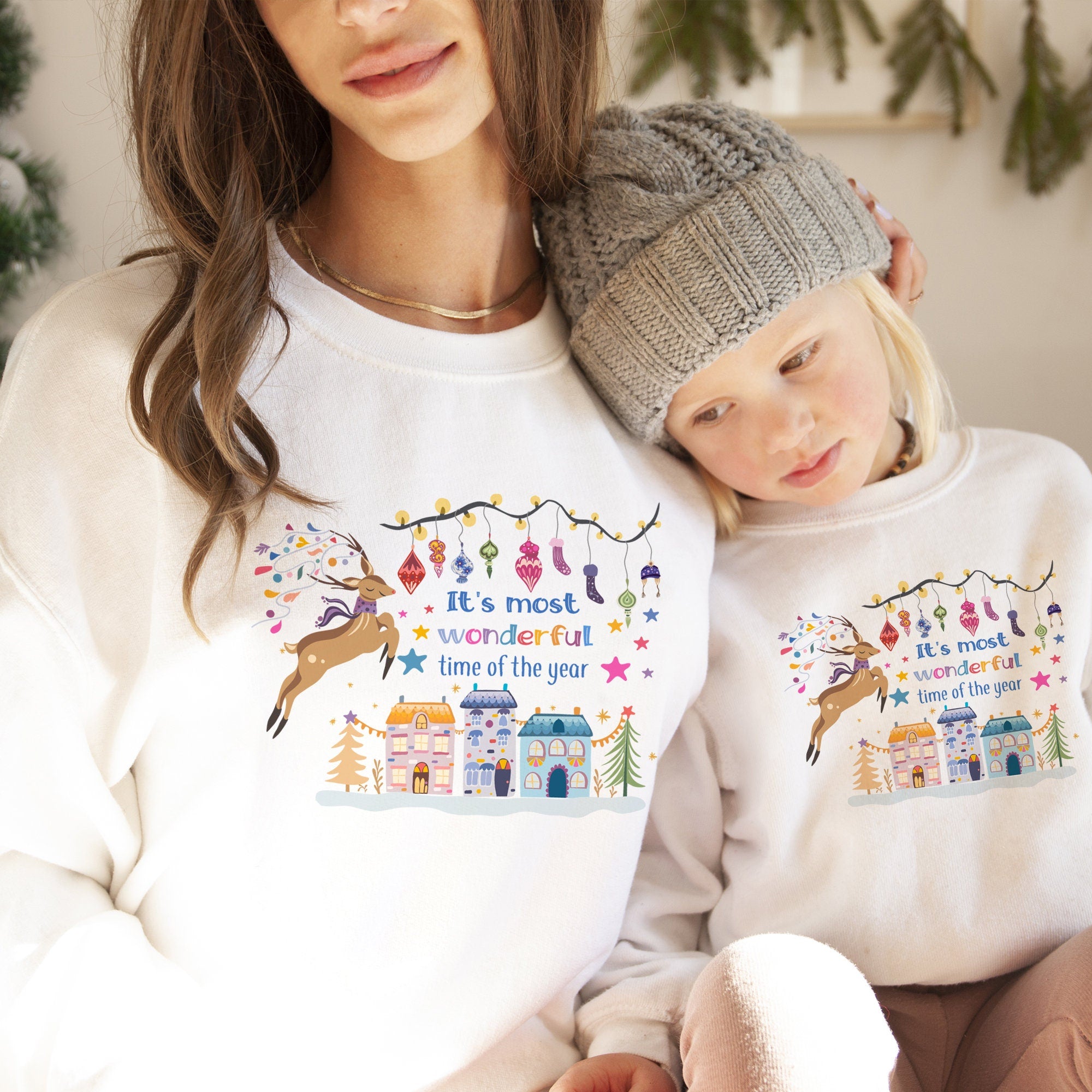 It's The Most Wonderful Time Of The Year Christmas Jumper, Matching Family Xmas Sweatshirt