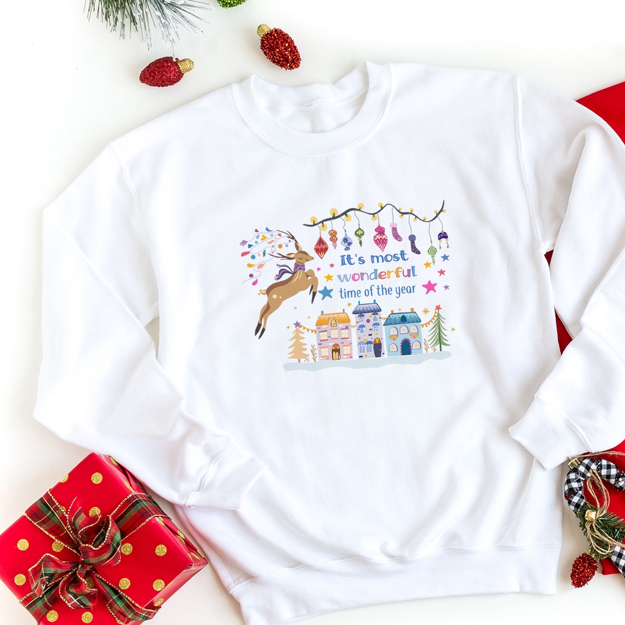 It's The Most Wonderful Time Of The Year Christmas Jumper, Matching Family Xmas Sweatshirt