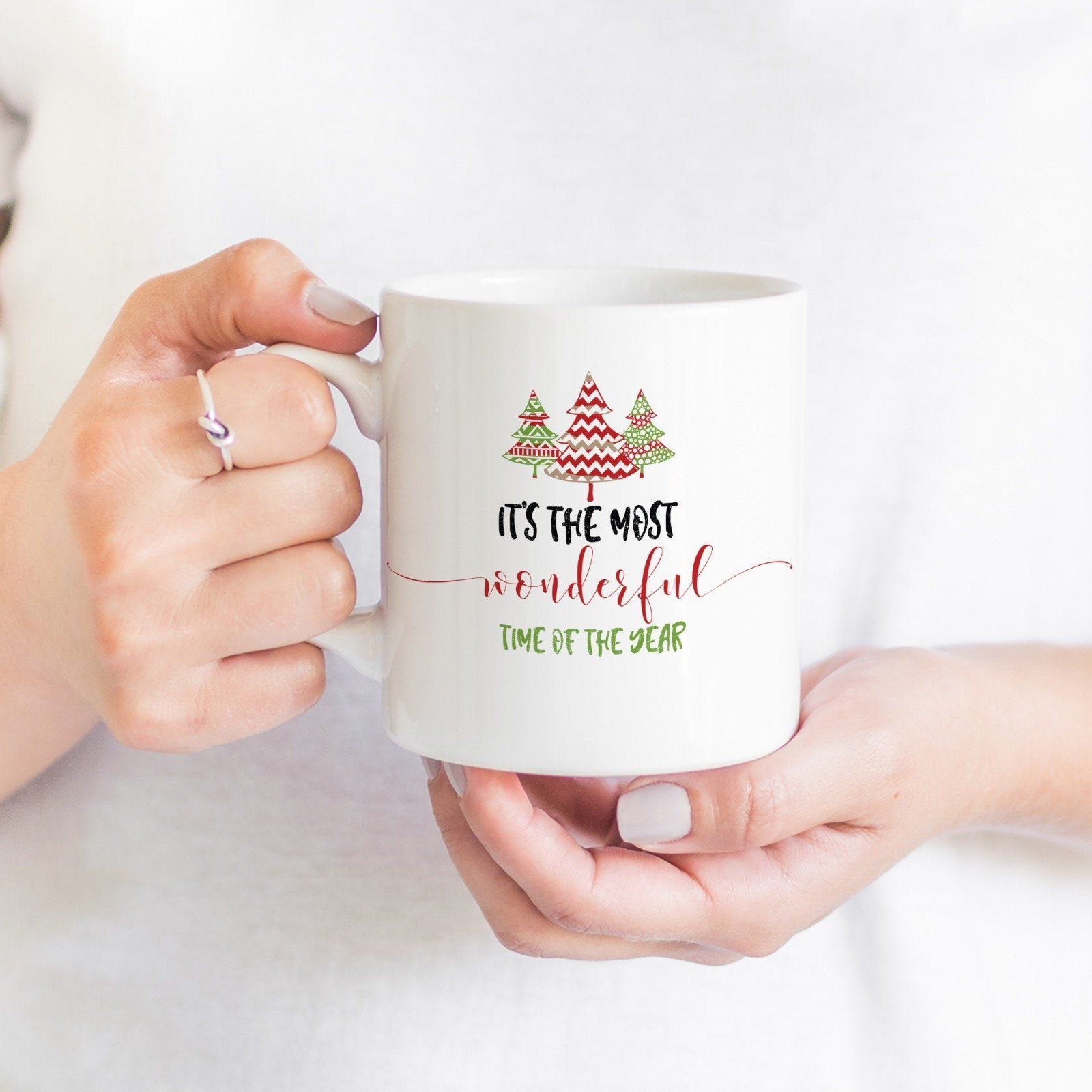 It's the most wonderful time of the year Christmas mug, Christmas Gift for her, Cosy Christmas mug