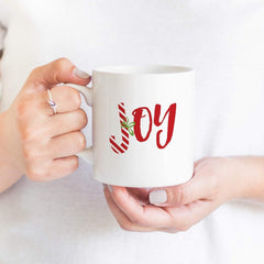 Joy Christmas mug, Cute Christmas Gift for her and him, Christmas mug