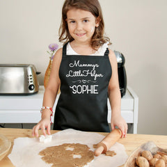 Kids apron Personalised with name, Children Christmas gift, Girls birthday gift, Child apron