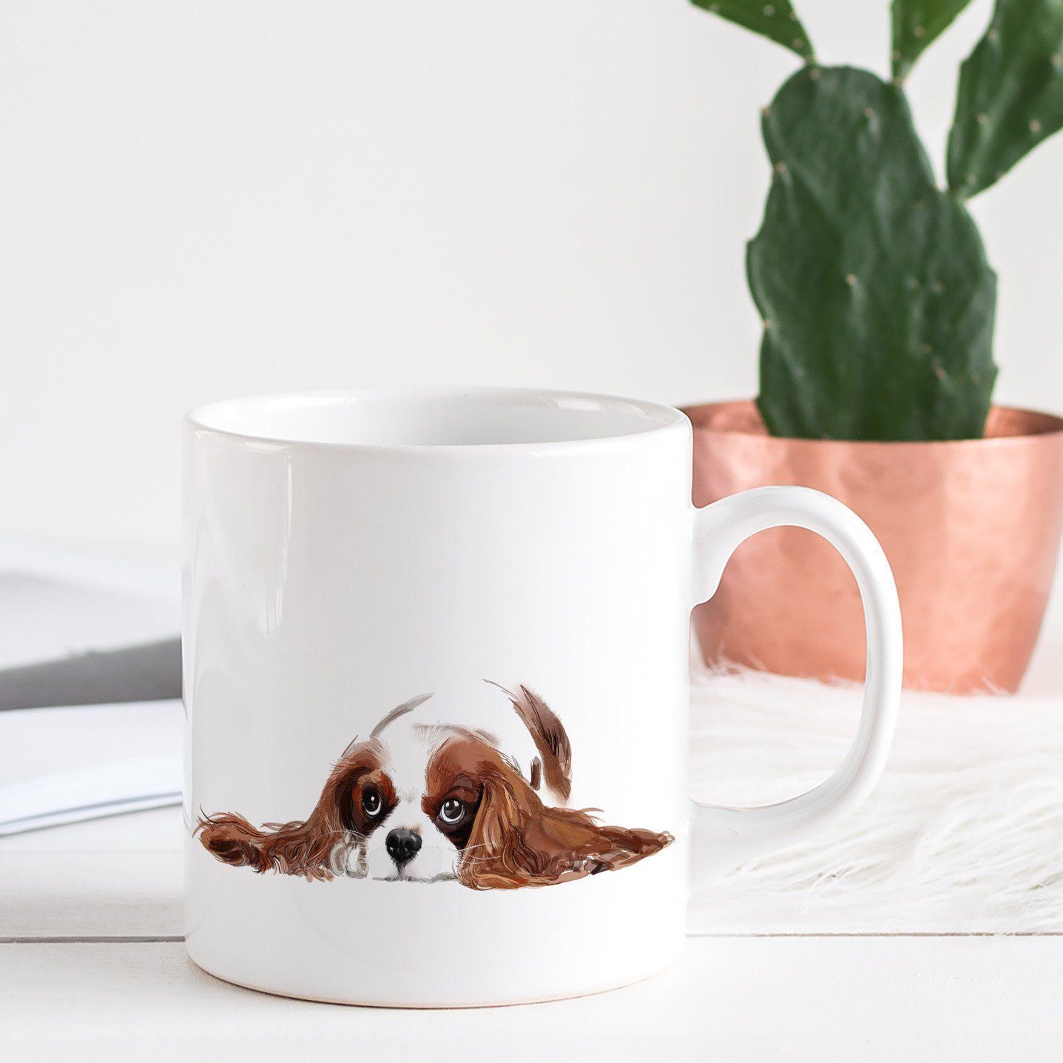 King Charles Spaniel Mug, Animal Lover Gift, Pet Mug