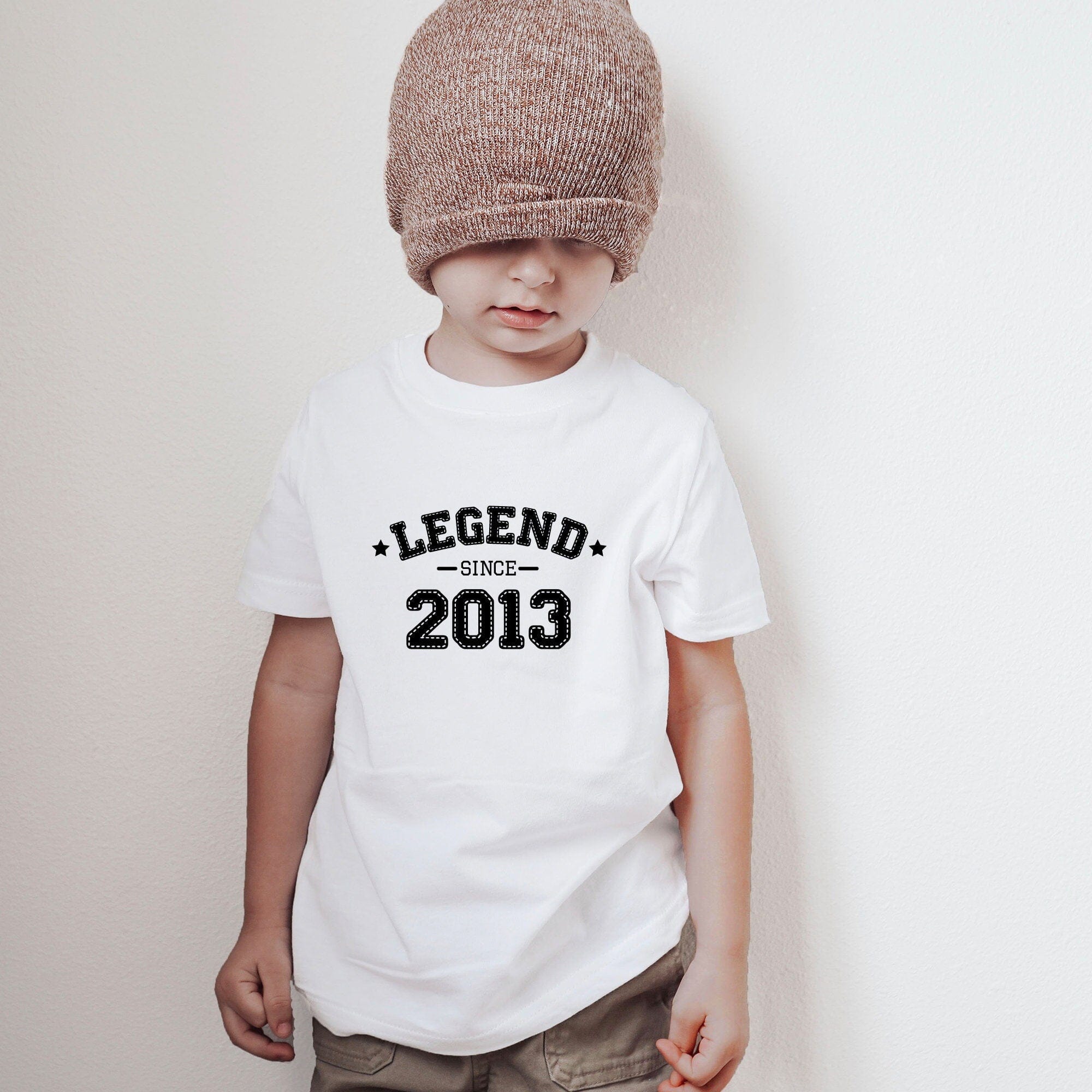 Legend since year kids birthday t-shirt, Toddler Youth kids outfit, Boys girls children swear
