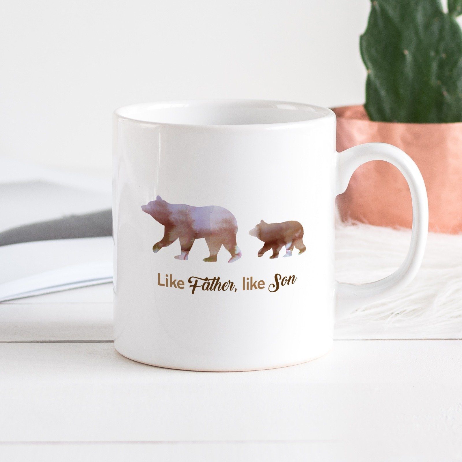 Like Father Like Son Mug, Gift For Dad, First Fathers Day Present