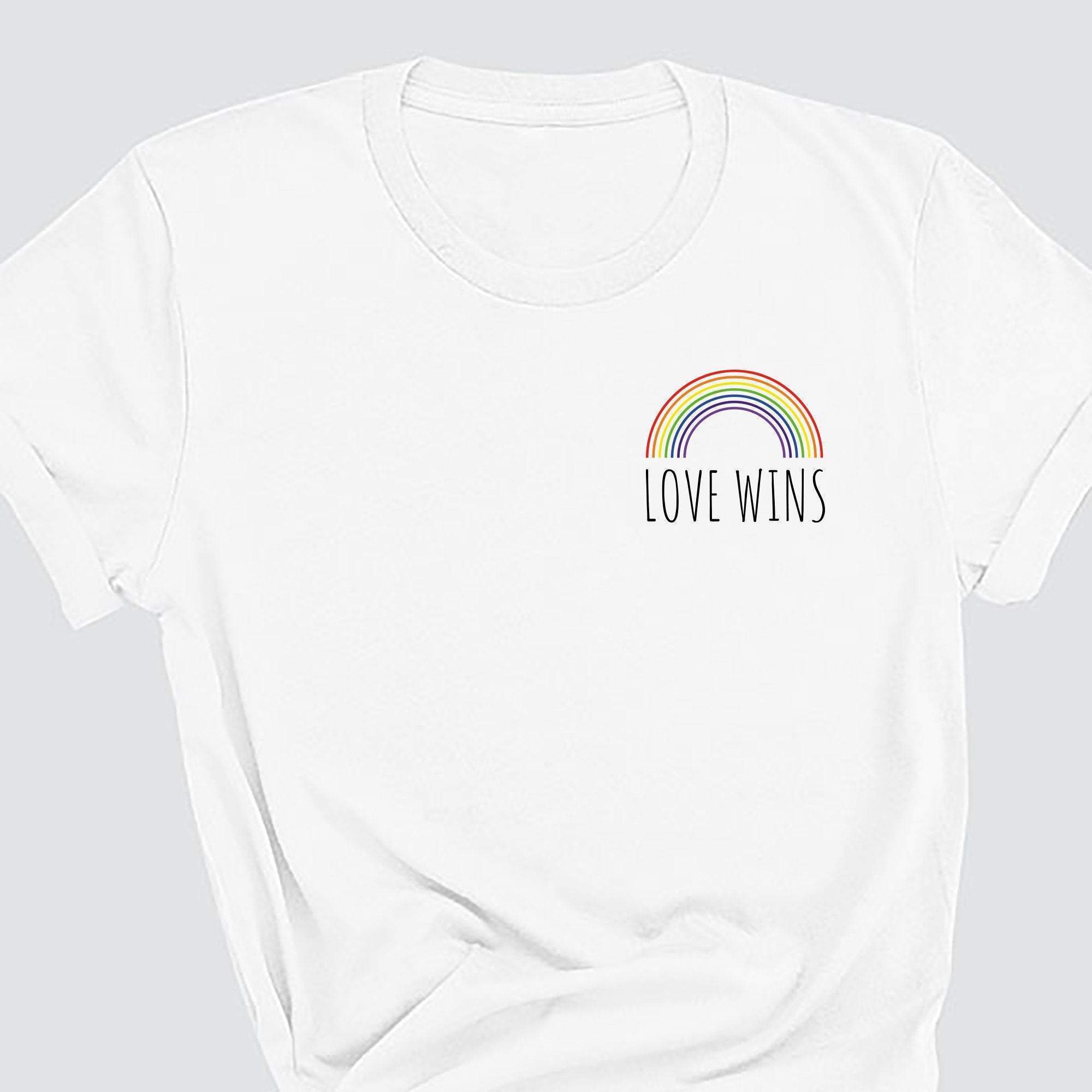 Love Wins T-Shirt, Pride Gift, Lgbt Flag Tshirt