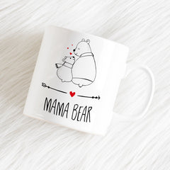 MAMA bear mug, Gift for mum, Mother's day present, Mummy mug, Mother bear