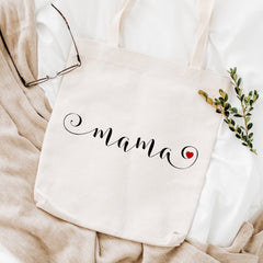 Mama tote bag, Gifts for mom, Mother's day gift, Shopping Bag for mum