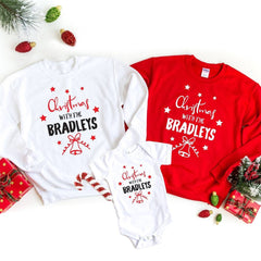Matching Family Christmas Jumper, Christmas Pyjamas Top, Festive Family