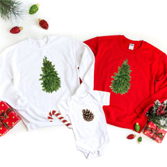 Matching Family Christmas jumpers, Mummy Daddy Baby, Xmas sweatshirt