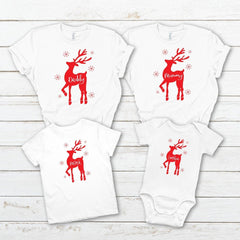 Matching Family Christmas T- Shirts, Christmas Tshirts, Festive Family T-Shirts