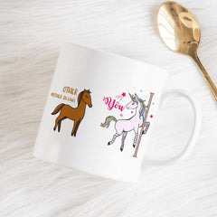 Mother-In-Law Mug, Funny Gift For Mother-In-Law, Horse And Unicorn