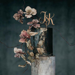 Mr and Mrs Handwriting Wooden Cake Toppers for Wedding by TheBarkersArt, Birthday Engagement Anniversary Cake Topper OK1