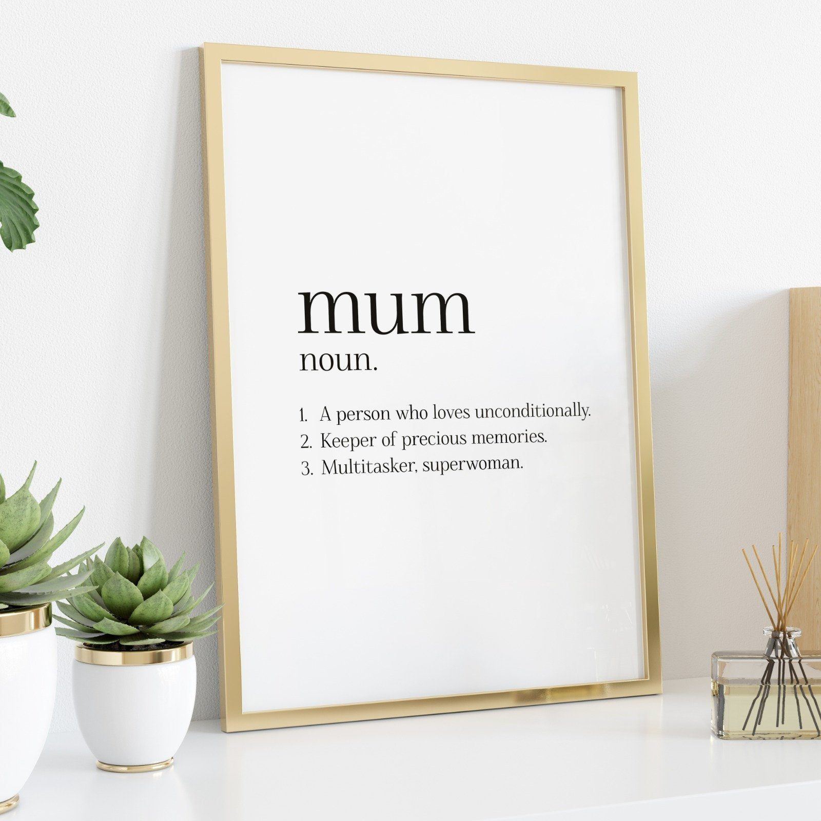 Mum Dictionary Definition poster, Mother's Day Gift, Gift for mum to be, Custom mom gift