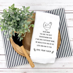 Mum Kitchen Tea Towel, Mother'S Day Gift For Mummy, Funny Birthday Christmas New Kitchen Housewarming