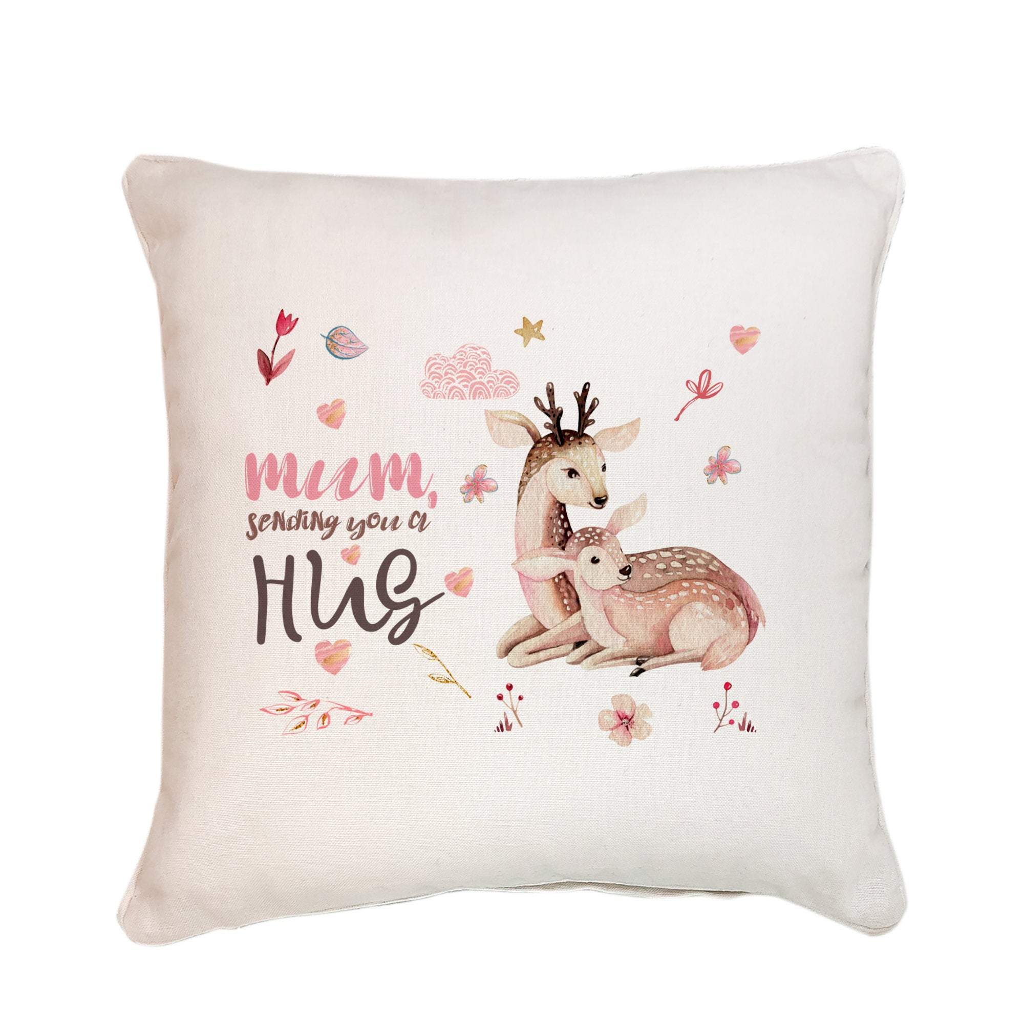 Mum sending you a hug cushion, Mother's Day Gift, Mom and baby, Mummy Birthday Gift