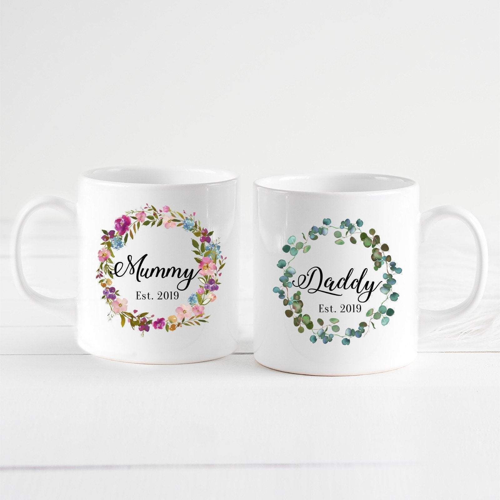 Mummy Daddy mug mum dad Christmas Shower