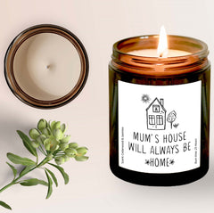 Mum's house will always be home candle, Mother's Day Christmas Birthday gift for mummy