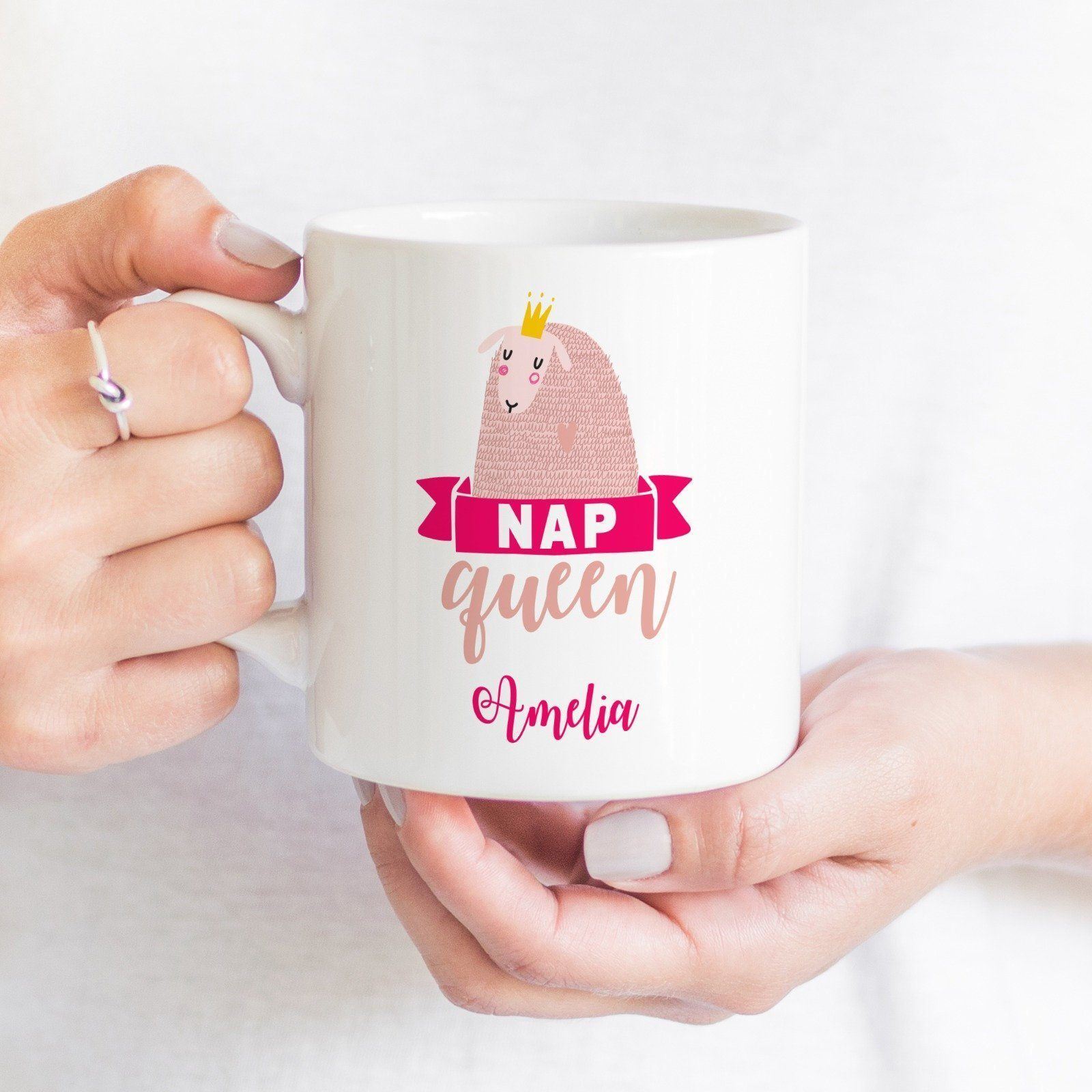 Nap Queen mug, Sleep Queen, Lazy, Funny Nap Mug, Gift for her, Aunt sister daughter gift