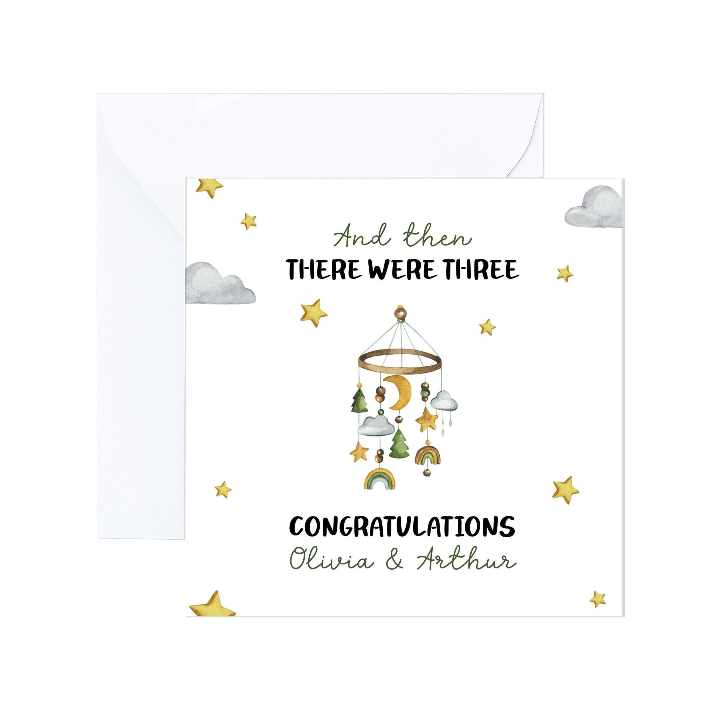 New baby card, Personalised mum dad card, Baby shower greeting card, Welcome to the world