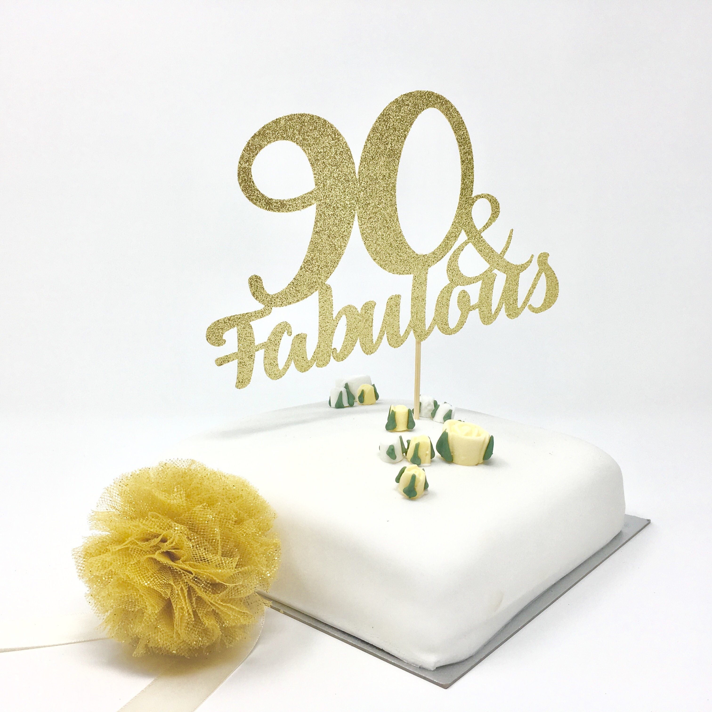 50 and fabulous cake topper SVG PNG DXF