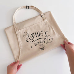 Personalised bakery apron with name, Gift for her, Kitchen apron for women
