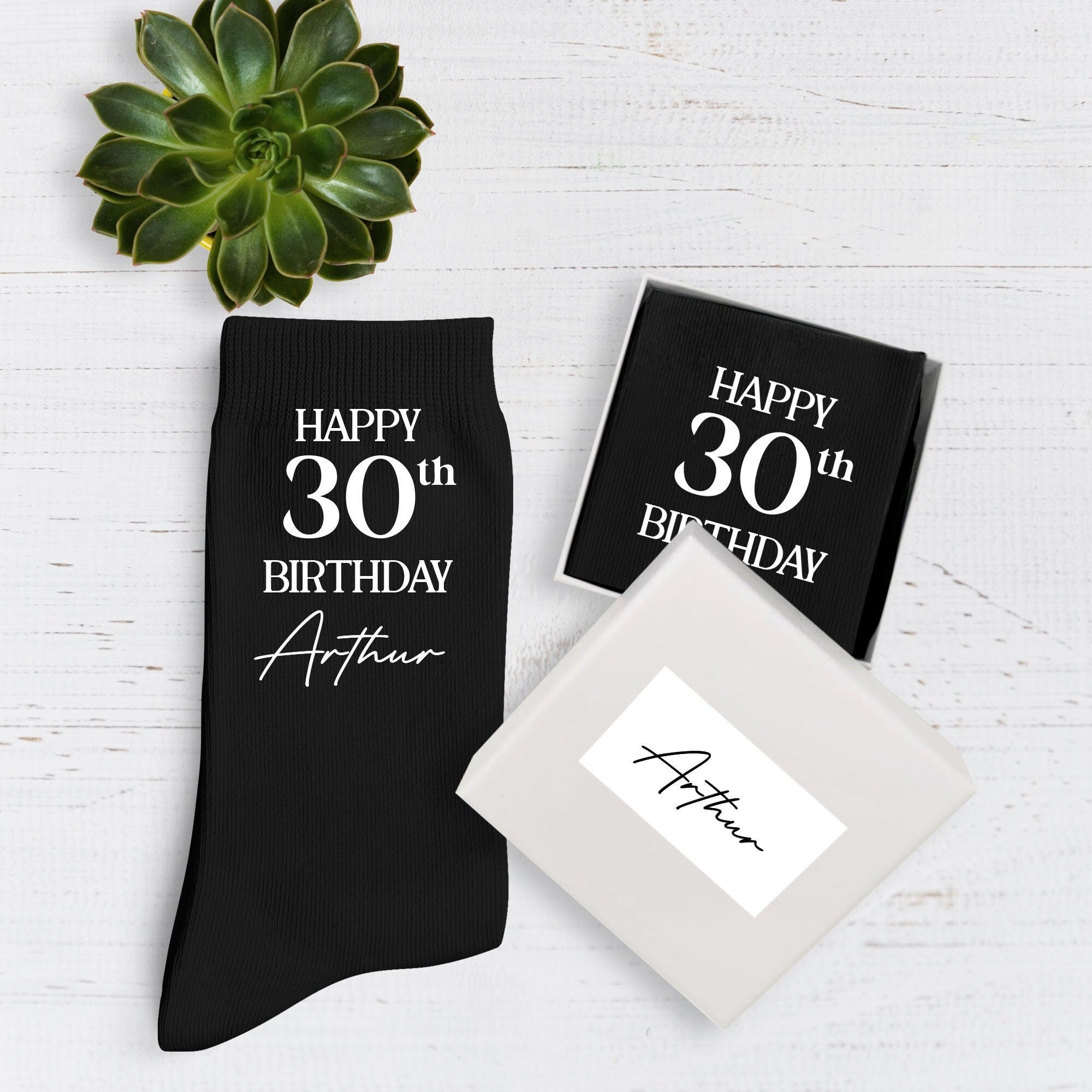 Personalised Birthday Socks With Name And Age, For Men, Birthday Gift For Men Gift For Him