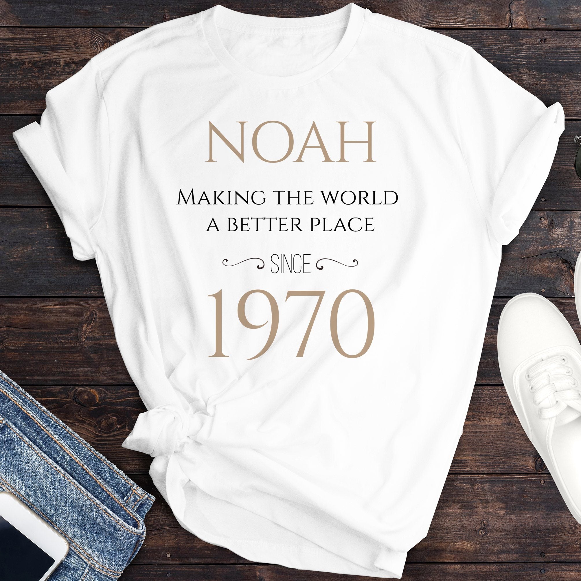 Personalised birthday t-shirt for her or him, UNISEX size, Gift for Her