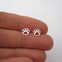 Personalised Cat or Dog Owner Gift, To My Favourite Human Card Paw Earrings