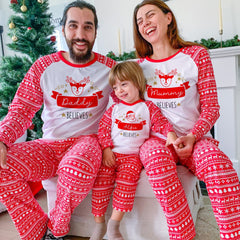 Personalised Christmas PJ, Rompersuit, 1st Xmas romper bodysuit, Family Matching Pyjamas with name