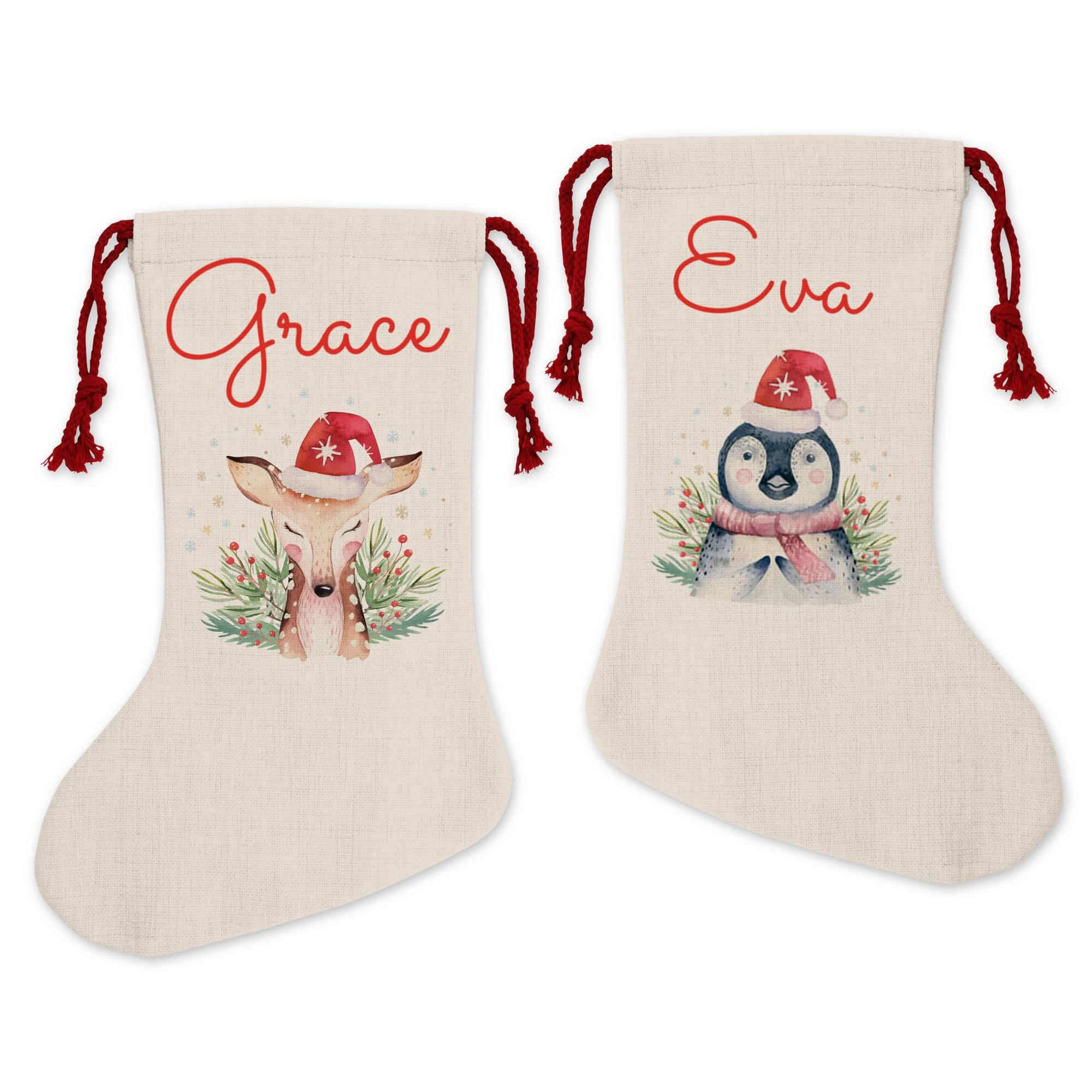 Personalised Christmas Stocking, Gift for family, Boy or girl, Baby First Xmas, Kids Xmas decoration
