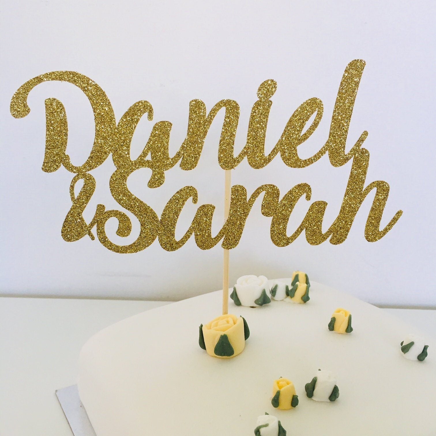 Personalised Couple Names Cake Topper