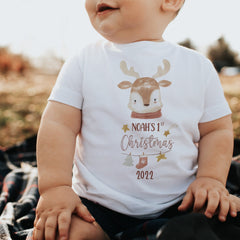Personalised First Christmas bodysuit Eco - sustainable My 1st Xmas outfit Baby's first Christmas