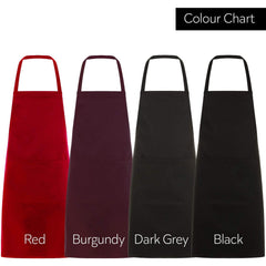 Personalised head chef and sous chef aprons with est date, SET OF 2