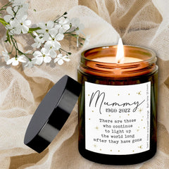 Personalised In Loving Memory Candle, Condolence Candle, Remembrance Gift For Funeral Anniversary