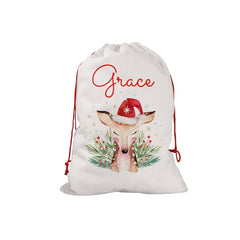 Personalised kids Christmas Sack with a name, First Christmas, Gift Santa Sacks