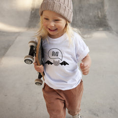 Personalised kids Halloween T-Shirt, Little bat, Boy or girl cute Halloween shirt with name