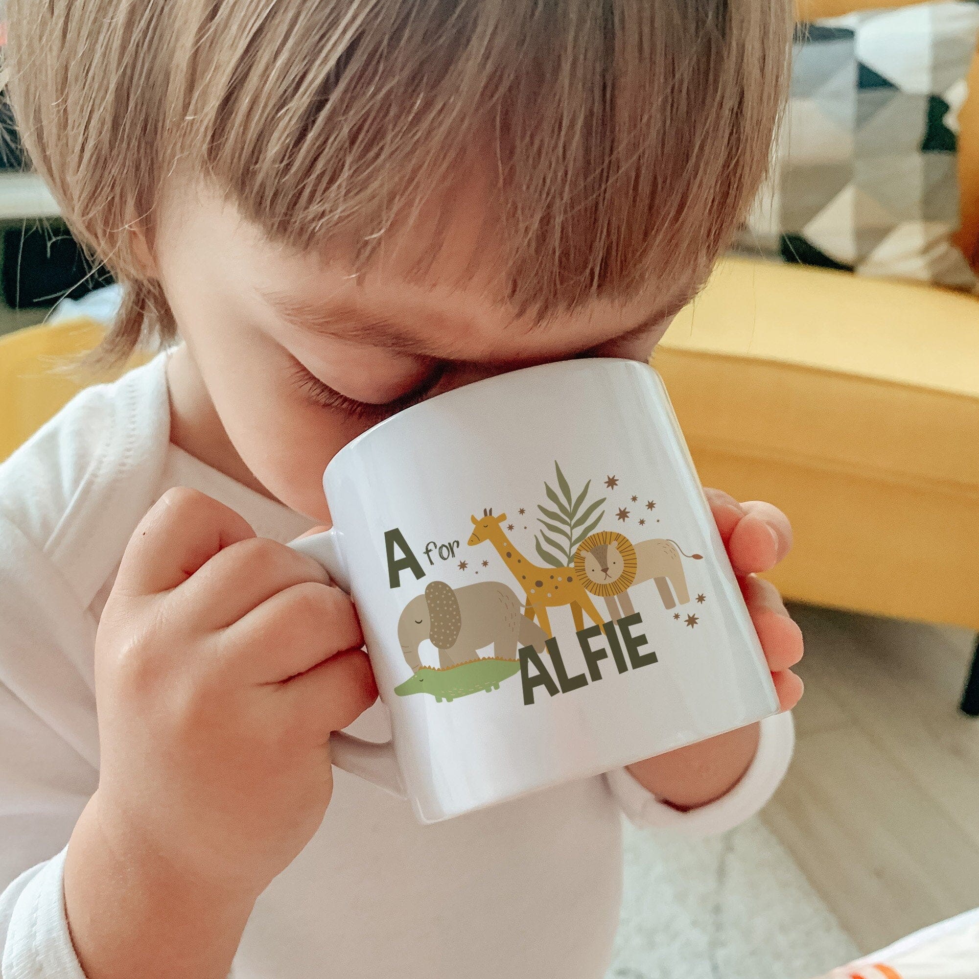 Personalised Kids Mug and Board with Child's Name Children Birthday Gift For Girl Boy